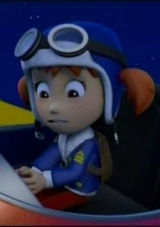 В мультфильме «Кустарный патруль» есть эпизоды, где главную роль играют дети
